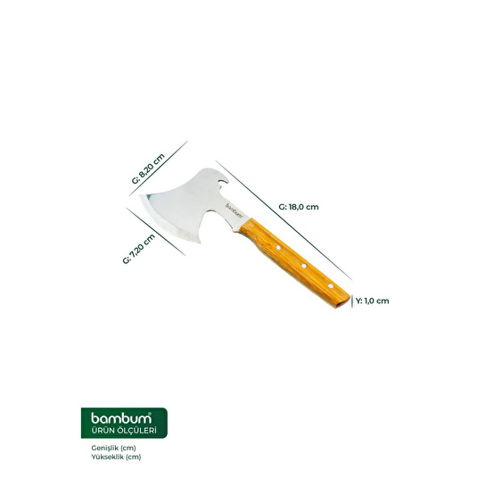 Bambum Mate Geniş Ağızlı Balta