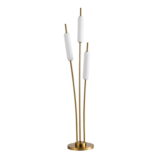 Apliqa Reed 3'lü Gold 36 Watt Led Lambader