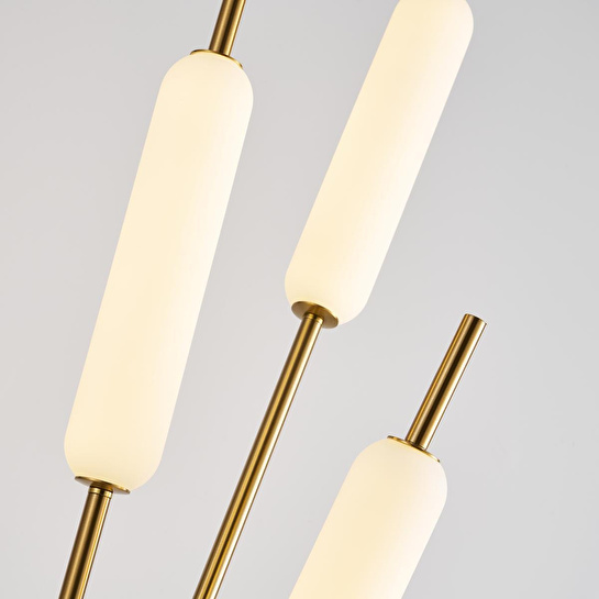 Apliqa Reed 3'lü Gold 36 Watt Led Lambader