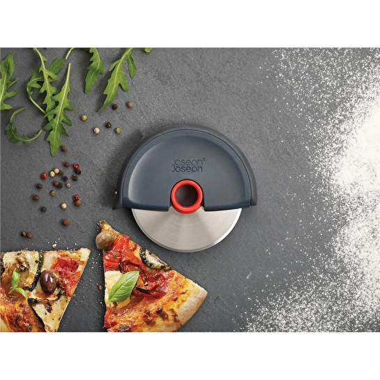 Joseph Joseph Disc Easy-clean Pizza Diski - Gri/kırmızı