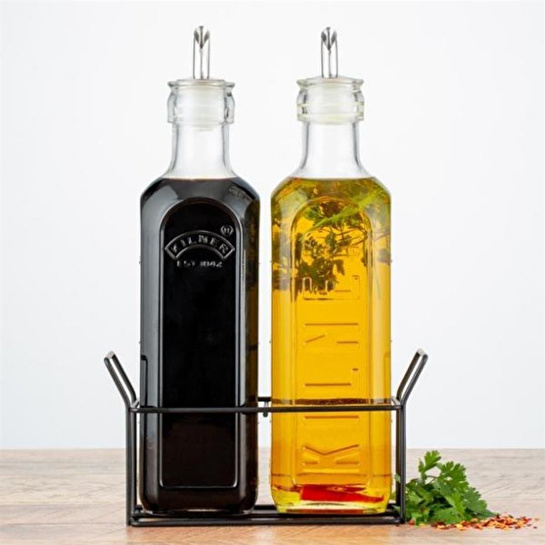 Kilner Metal Raflı Yağlık Sirkelik Seti 600 Ml