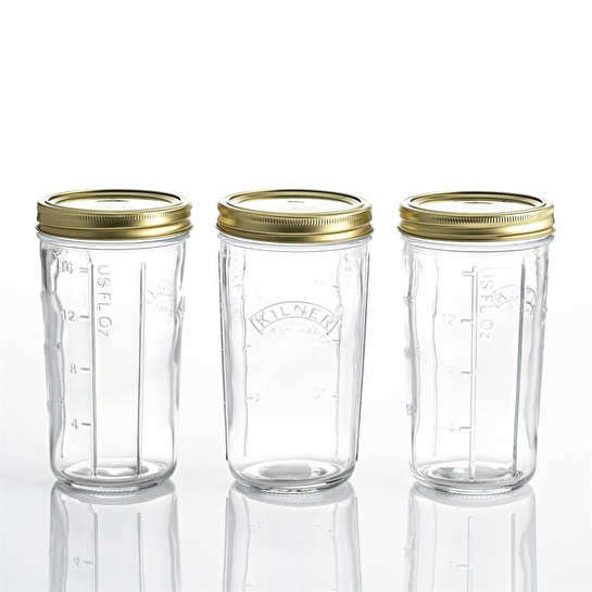Kilner Geniş Ağızlı Büyük Kavanoz 1 Lt