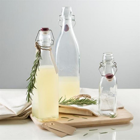 Kilner Klipsli Kare Şişe 1 L