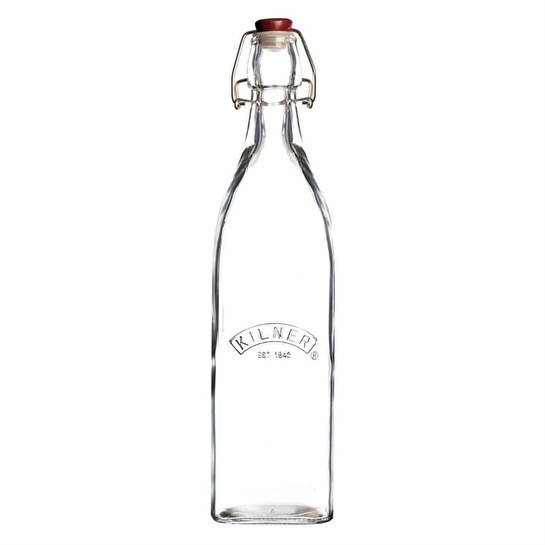 Kilner Klipsli Kare Şişe 1 L