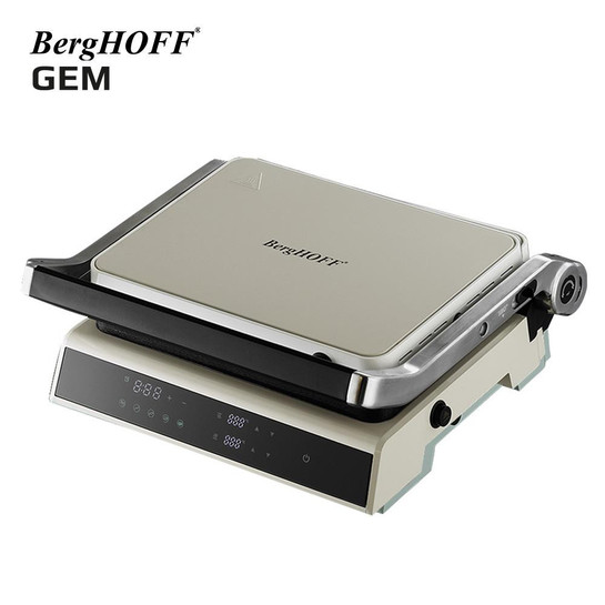 Berghoff Gem Retro Vanilya Krem Rengi Dijital Izgara Ve Tost Makinesi