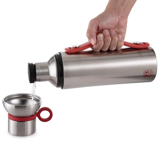 Bugatti Termokulplu Pas Cel Termos 1500ml Mat Gümüş
