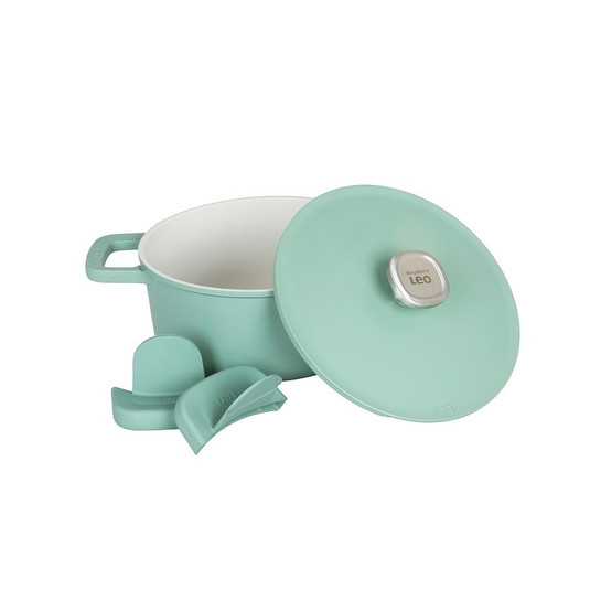 Berghoff Leo Phantom Forest Green Kapaklı Yapışmaz Tencere 24 Cm