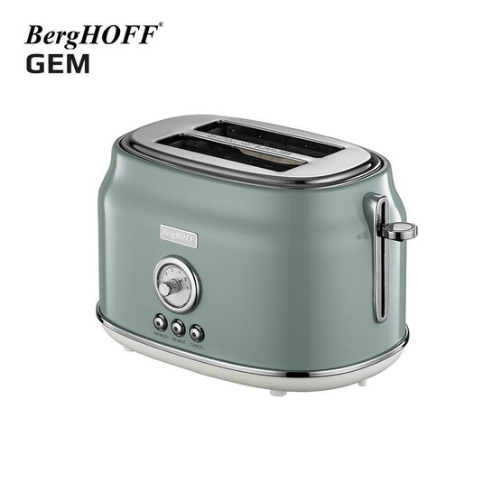 Berghoff Gem Retro  Mint Yeşil İki Dilim Ekmek Kızartma Makinesi