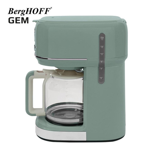 Berghoff Gem Retro 15 Bardak Mint Yeşil Filtre Kahve Makinesi