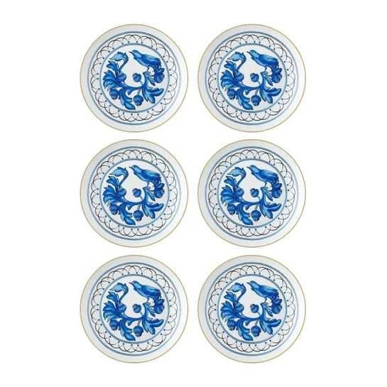 The Mia Azul Pasta Tabağı 6 Kişilik