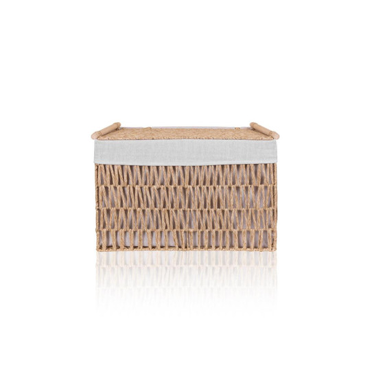 The Mia Cesta Hasır Organizer Sepet Naturel 57x36x37 Cm