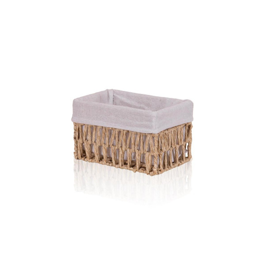 The Mia Cesta Hasır Organizer Sepet Naturel 22x14x13 Cm