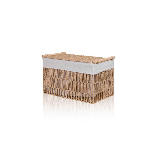 The Mia Cesta Hasır Organizer Sepet Naturel 52x30x32 Cm