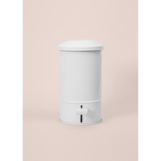 The Mia Stripe Mutfak Ve Banyo Çöp Kovası Beyaz 5 Lt