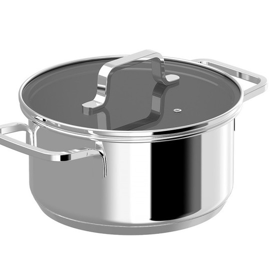 Berghoff Dina Helix Paslanmaz Çelik Kapaklı Güveç Tenceresi 18cm