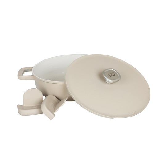 Berghoff Leo Phantom Latte Kapaklı Yapışmaz Sote Tavası 28 Cm