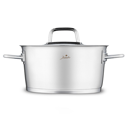 Jumbo Felix 8 Parça İndüksiyon Tabanlı Çelik Tencere Seti