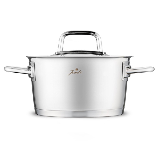 Jumbo Felix 8 Parça İndüksiyon Tabanlı Çelik Tencere Seti