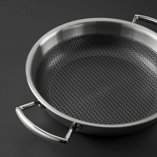 Jumbo Gourmet İndüksiyon Tabanlı Çelik Pilav Tenceresi 24 cm