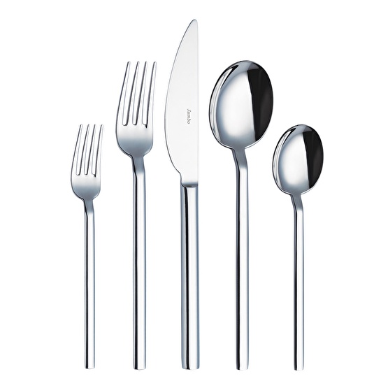 Jumbo 8100 Mat 12 Kişilik 84 Parça Çatal Kaşık Bıçak Takımı