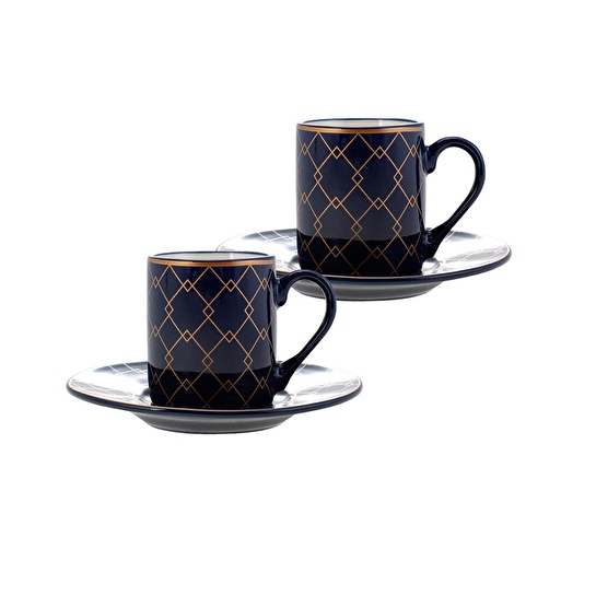 Jumbo Art Deco 2'li Kahve Fincan Takımı (Brj04)