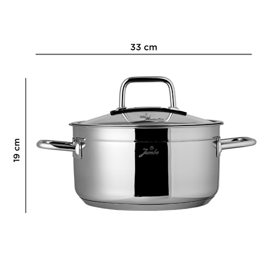 Jumbo Modena İndüksiyon Tabanlı Derin Tencere 24 cm