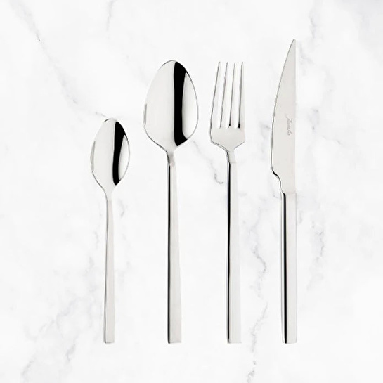 Jumbo 1800 6 Kişilik 24 Parça Tatlı Çatal Kaşık Bıçak Takımı