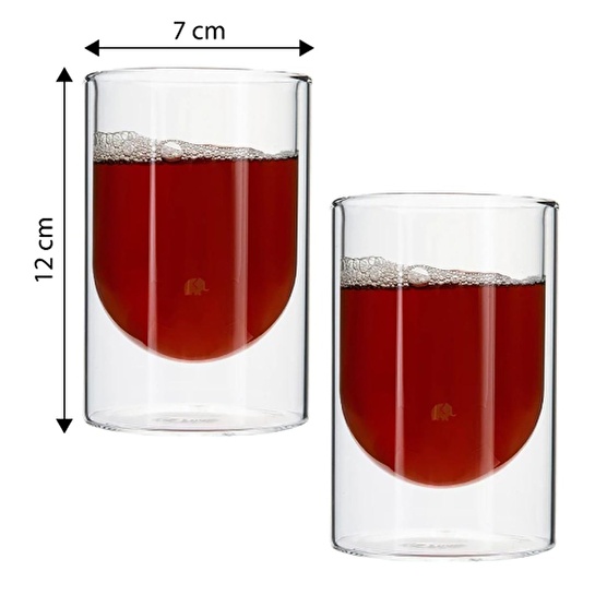 Jumbo Glory Double Wall 2'li Bardak 350 ml