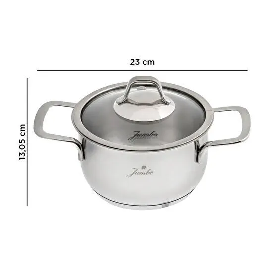 Jumbo Minör İndüksiyon Tabanlı Derin Tencere 14 cm