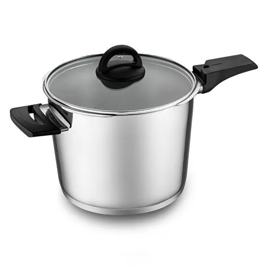 Jumbo Procook 4+6 Litre Paslanmaz Çelik Düdüklü Tencere Seti