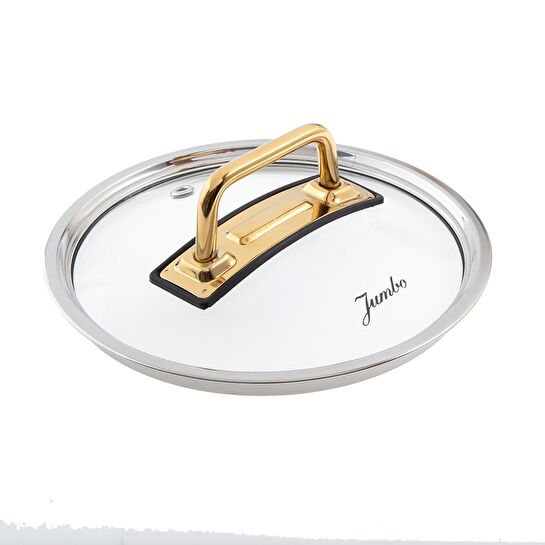 Jumbo Assos 6 Parça Titanyum Gold İndüksiyon Tabanlı Midi Sahan Seti