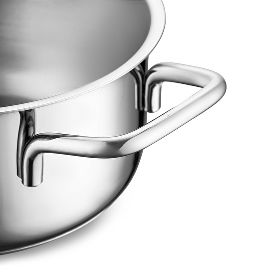 Jumbo Lyon 4 Parça İndüksiyon Tabanlı Çelik Midi Tencere Seti