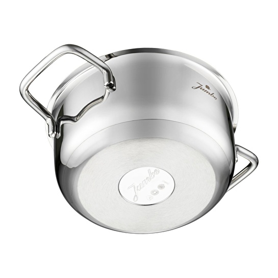 Jumbo Lyon 4 Parça İndüksiyon Tabanlı Çelik Midi Tencere Seti