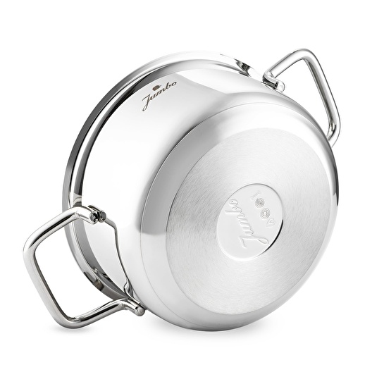 Jumbo Lyon 4 Parça İndüksiyon Tabanlı Çelik Midi Tencere Seti