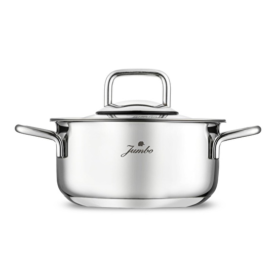 Jumbo Lyon 4 Parça İndüksiyon Tabanlı Çelik Midi Tencere Seti