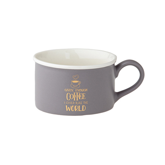Jumbo Joy Grey Çay Fincan Takımı