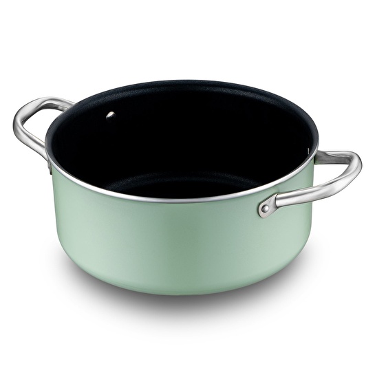 Jumbo Mint Green 7 Parça İndüksiyon Tabanlı Granit Tencere Seti