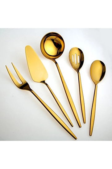 Jumbo 5800 Titanyum Gold 5 Parça Servis Seti