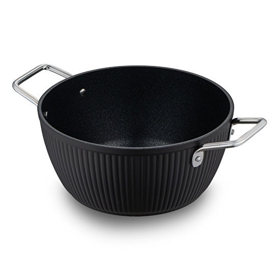 Jumbo Dublin Black 7 Parça İndüksiyon Tabanlı Granit Tencere Seti