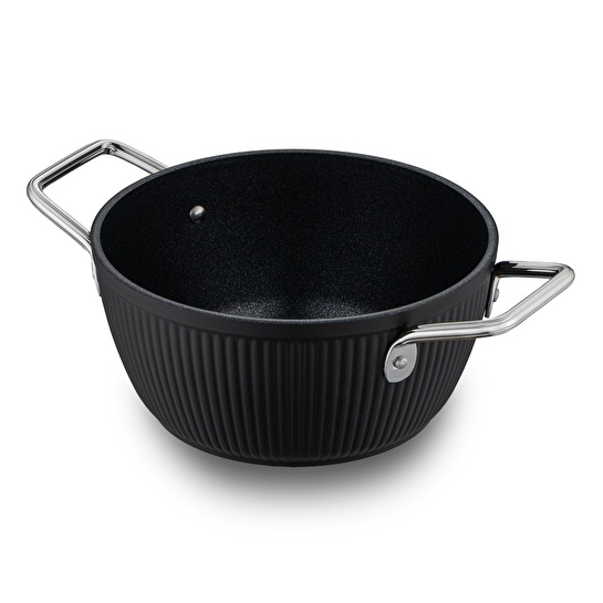 Jumbo Dublin Black 7 Parça İndüksiyon Tabanlı Granit Tencere Seti