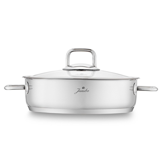 Jumbo Palermo 7 Parça İndüksiyon Tabanlı Çelik Tencere Seti