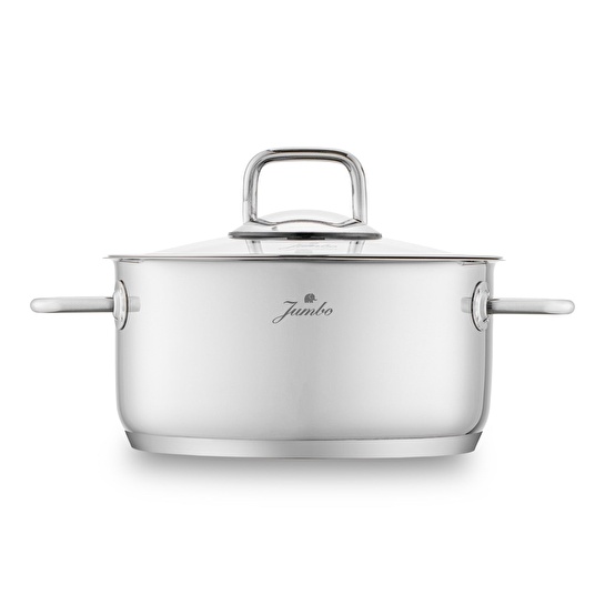 Jumbo Palermo 7 Parça İndüksiyon Tabanlı Çelik Tencere Seti