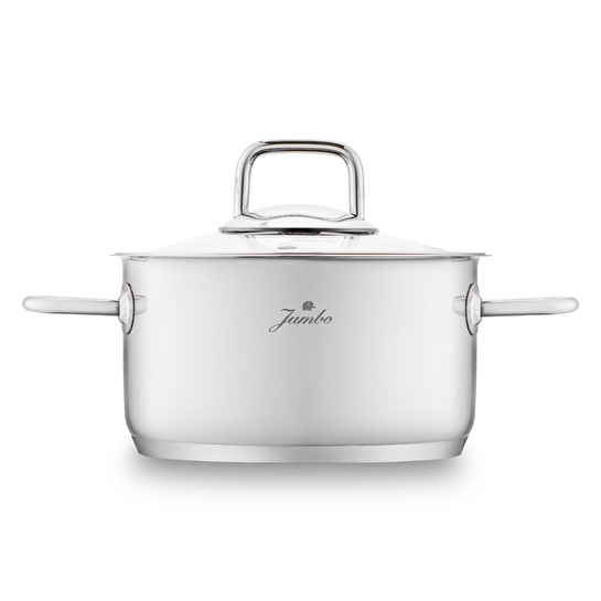 Jumbo Palermo 7 Parça İndüksiyon Tabanlı Çelik Tencere Seti