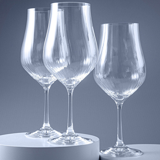 Jumbo Tulipa 6'lı Kadeh Takımı 550 ml