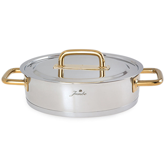 Jumbo Metalix Titanyum Gold İndüksiyon Tabanlı 8 Parça Tencere Seti