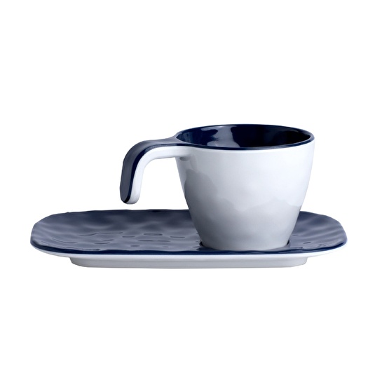 Jumbo Marine Business Summer Lacivert 6 Kişilik Espresso Seti