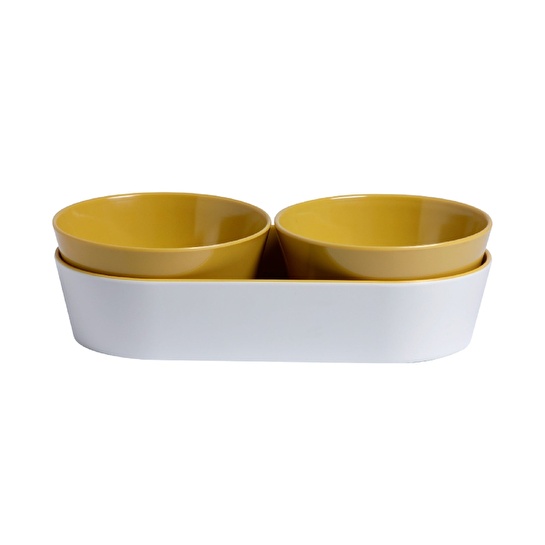 Jumbo Marine Business Summer Sarı 3 Parça Çerez Takımı