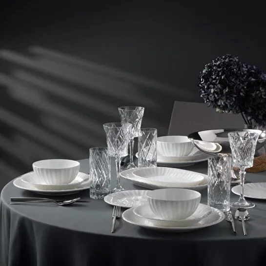 Jumbo Claro 26 Parça 6 Kişilik Yemek Takımı