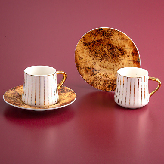 Jumbo World 2 Kişilik Kahve Fincan Takımı