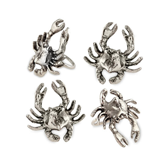 Jumbo Deep Sea Yengeç 4'lü Peçete Halkası